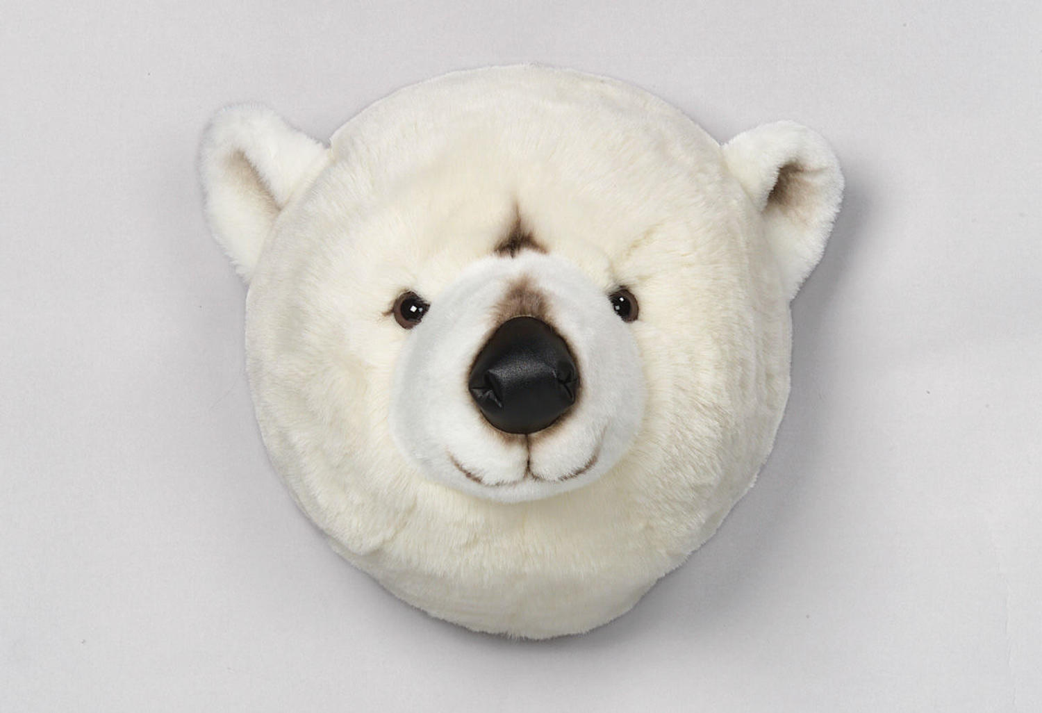 Animal head wall mounts for children's bedroom - polar bear