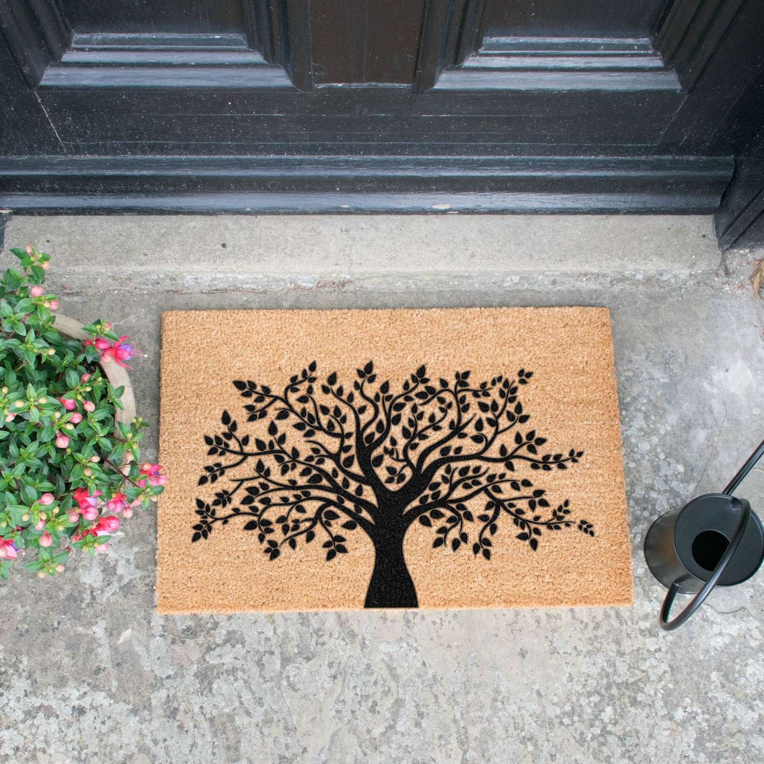 Tree of life design standard size doormat