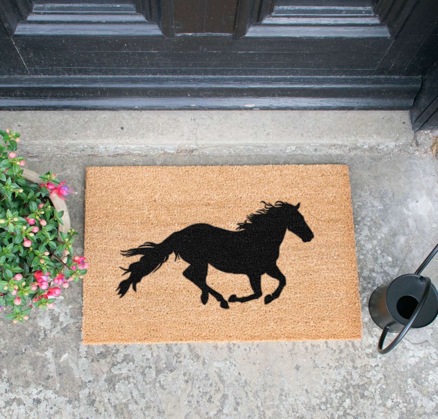 Horse design standard size doormat
