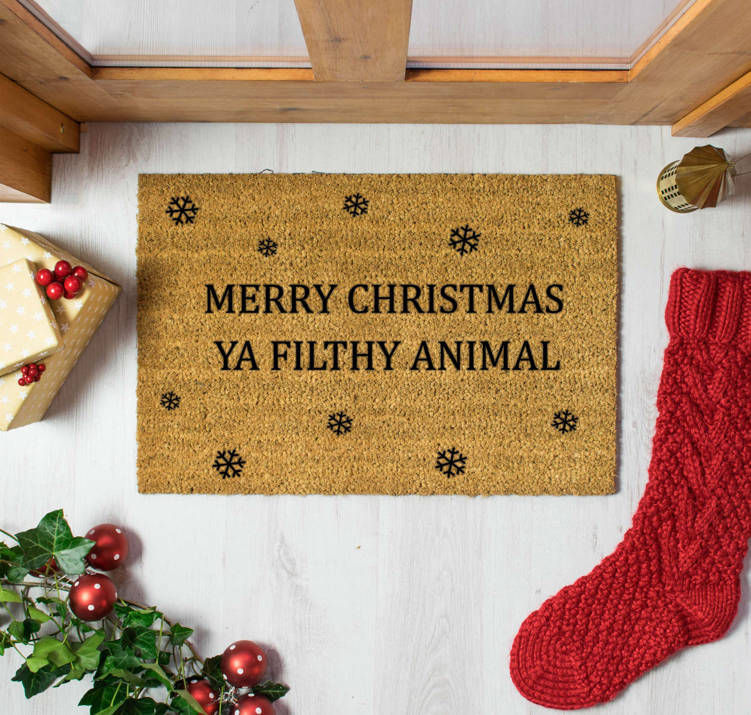 Merry Christmas ya filthy animal doormat