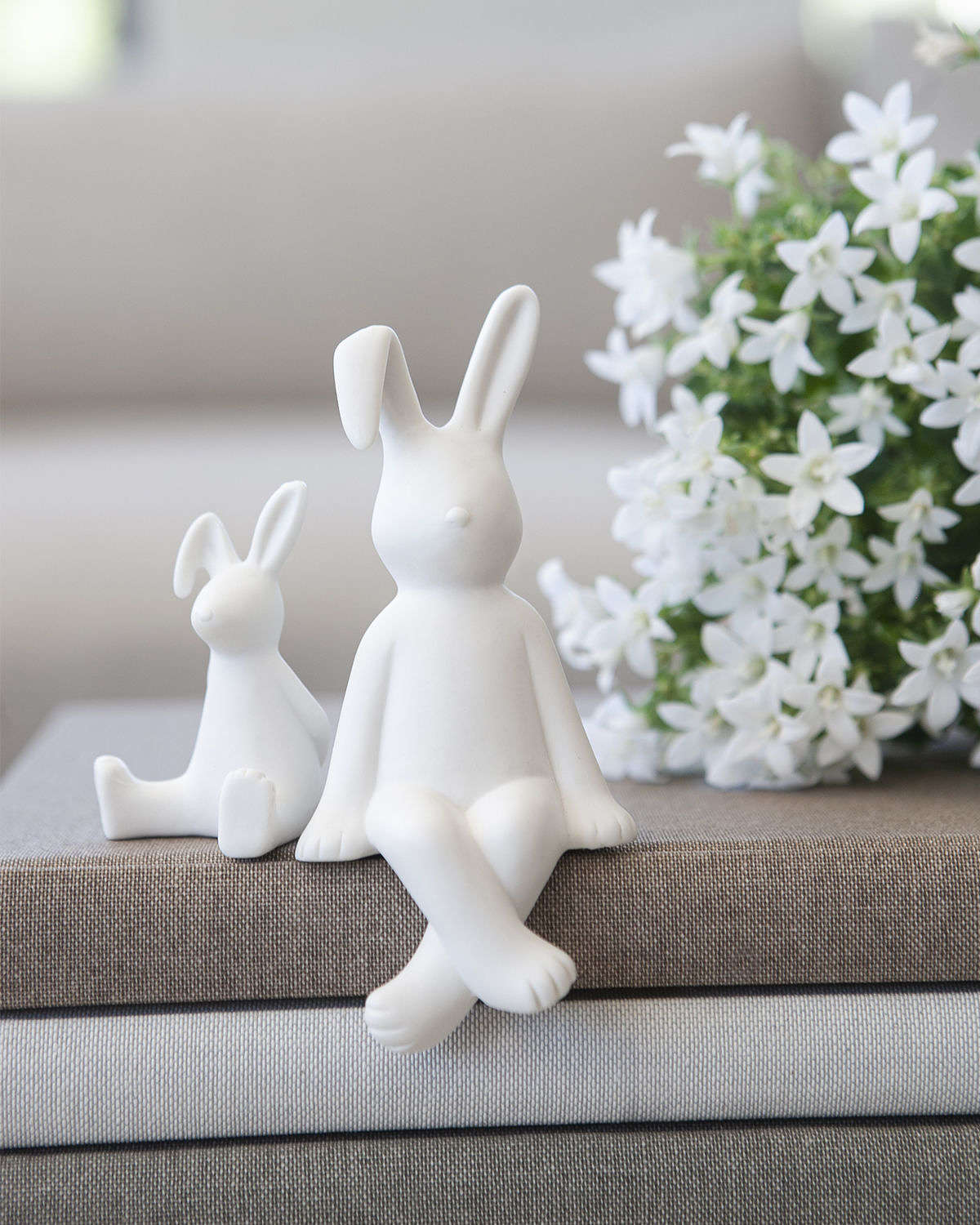 Ceramic rabbit figurine